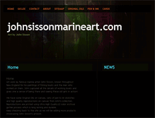 Tablet Screenshot of johnsissonmarineart.com